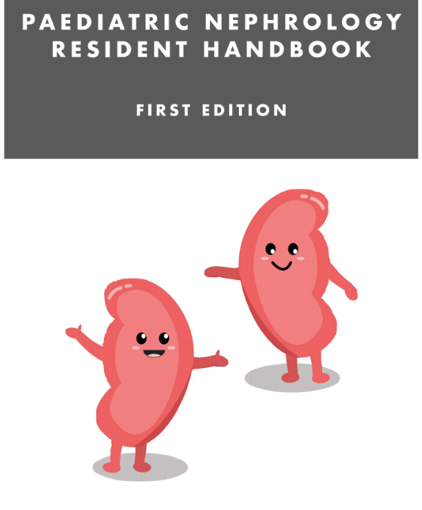 Cover of the Paediatric Nephrology Resident Handbook, first edition