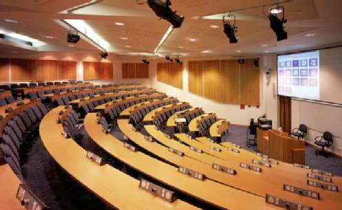 An empty lecture theatre